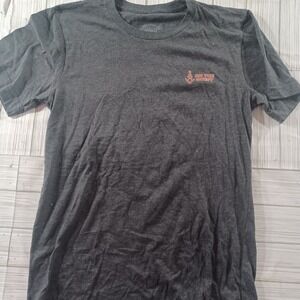 McMenamins Roseburg Station Ales Graphic T-Shirt Mens Charcoal Grey Small